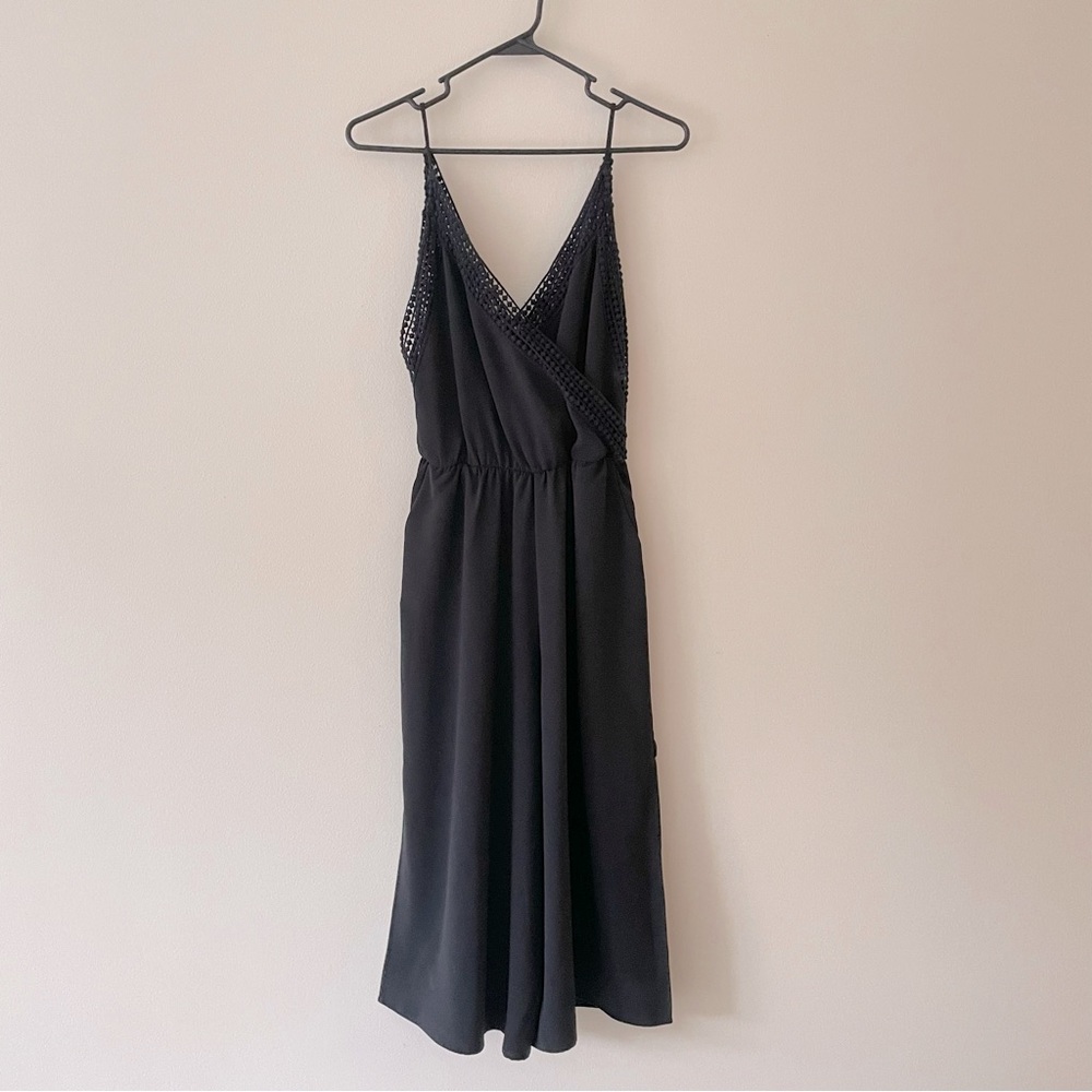 Black Spaghetti Strap Jumpsuit